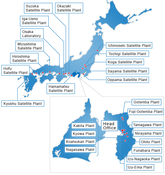 A Japanese map