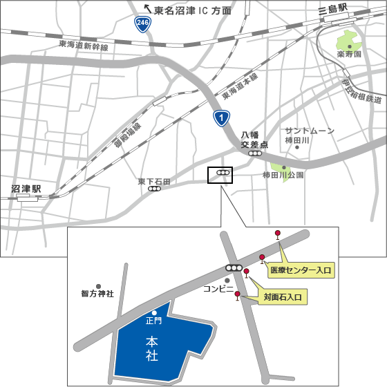 本社地図